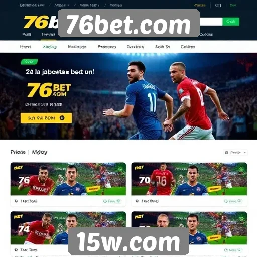 76bet.com oferece plataforma para apostas esportivas